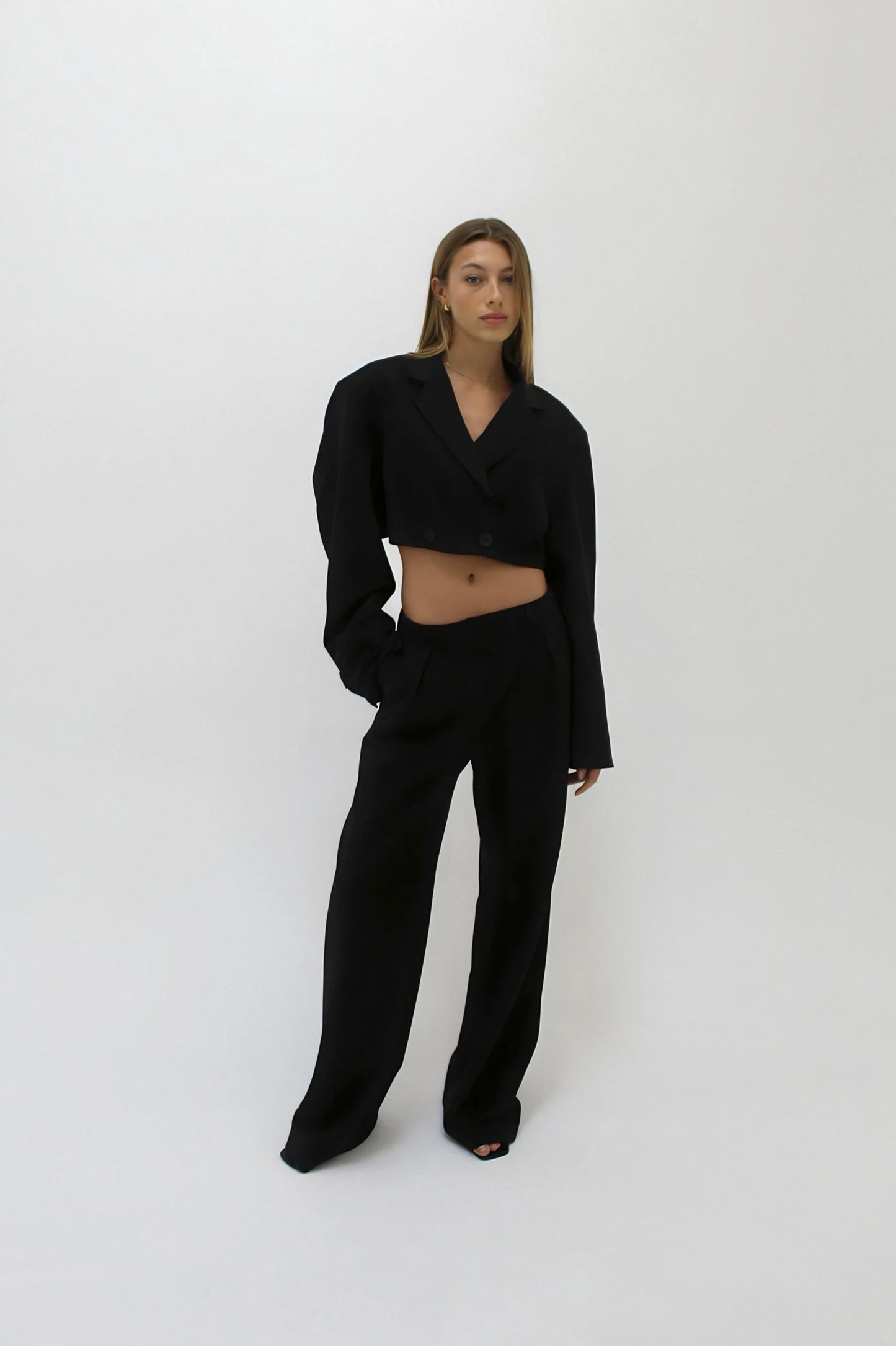 KRISTEN SUIT PANTS | BLACK